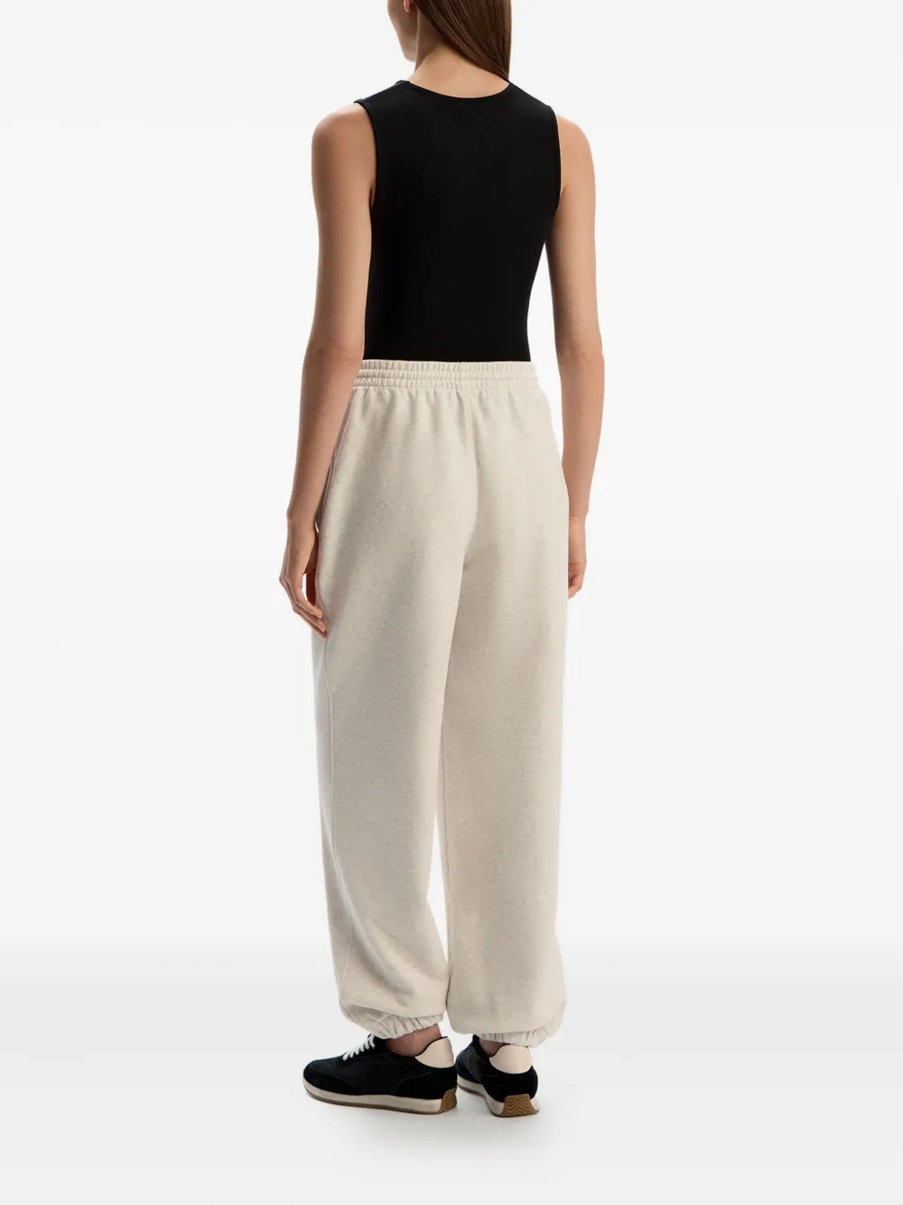 12 Storeez Wide-leg Track Pants In Neutral