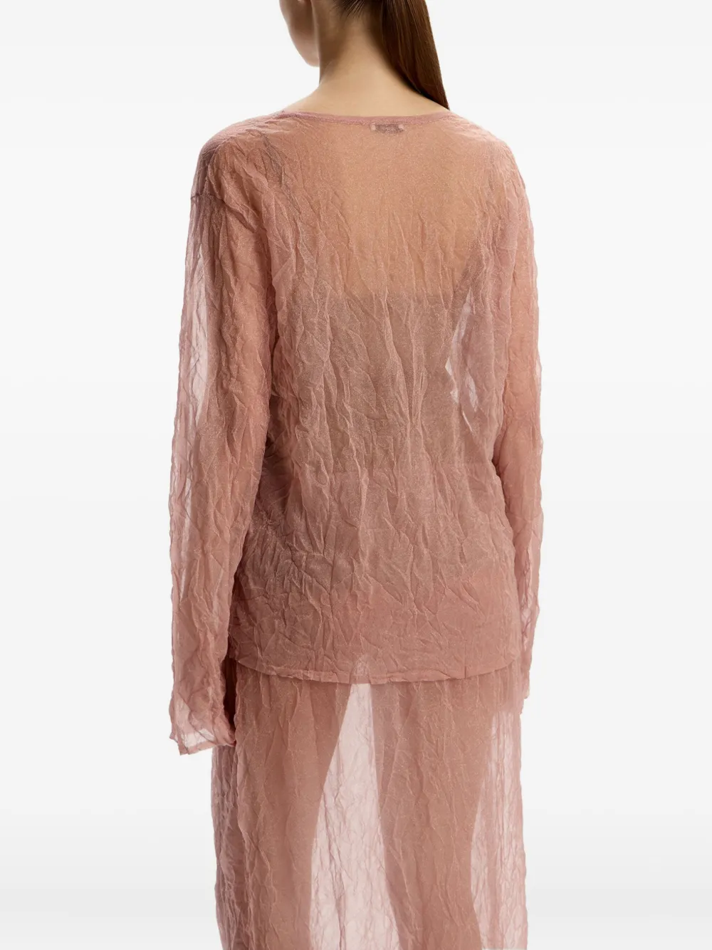 12 STOREEZ Top met ronde hals Roze