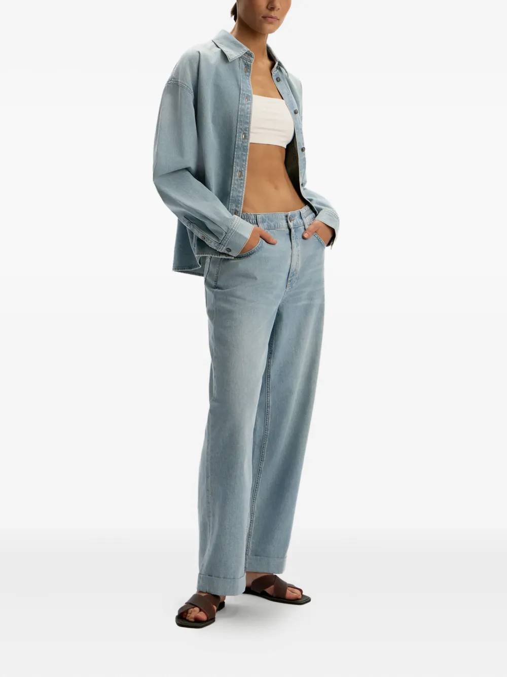 12 STOREEZ camisa de mezclilla | Camisas | Image 2