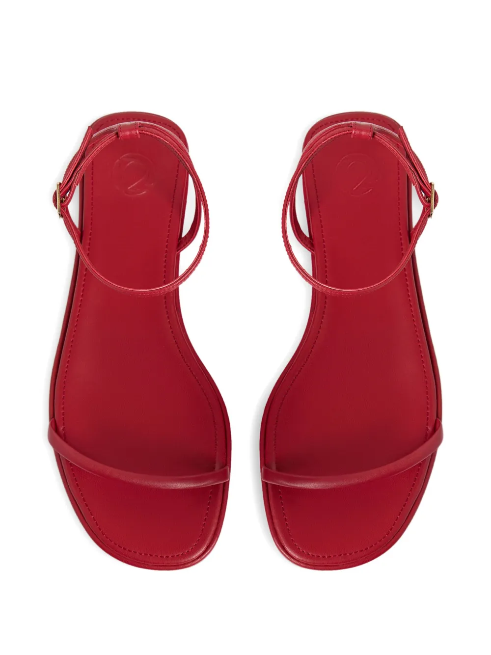12 STOREEZ Leren sandalen Rood