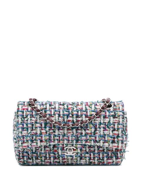 CHANEL Pre-Owned 2015-2016 Medium Classic Tweed Double Flap shoulder bag