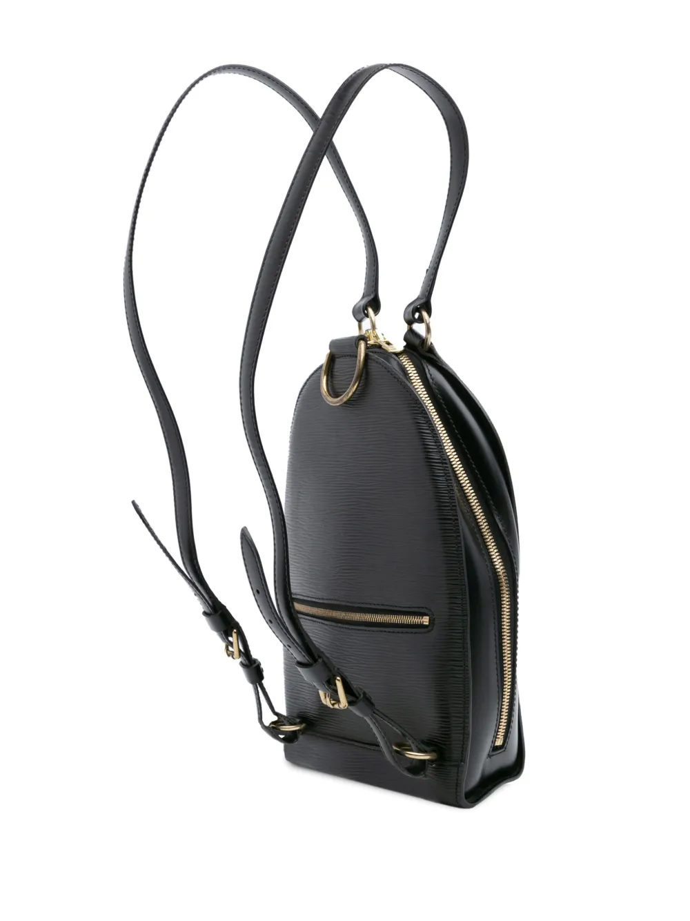 Pre-owned Louis Vuitton 2004 Epi Mabillon Backpack In Black