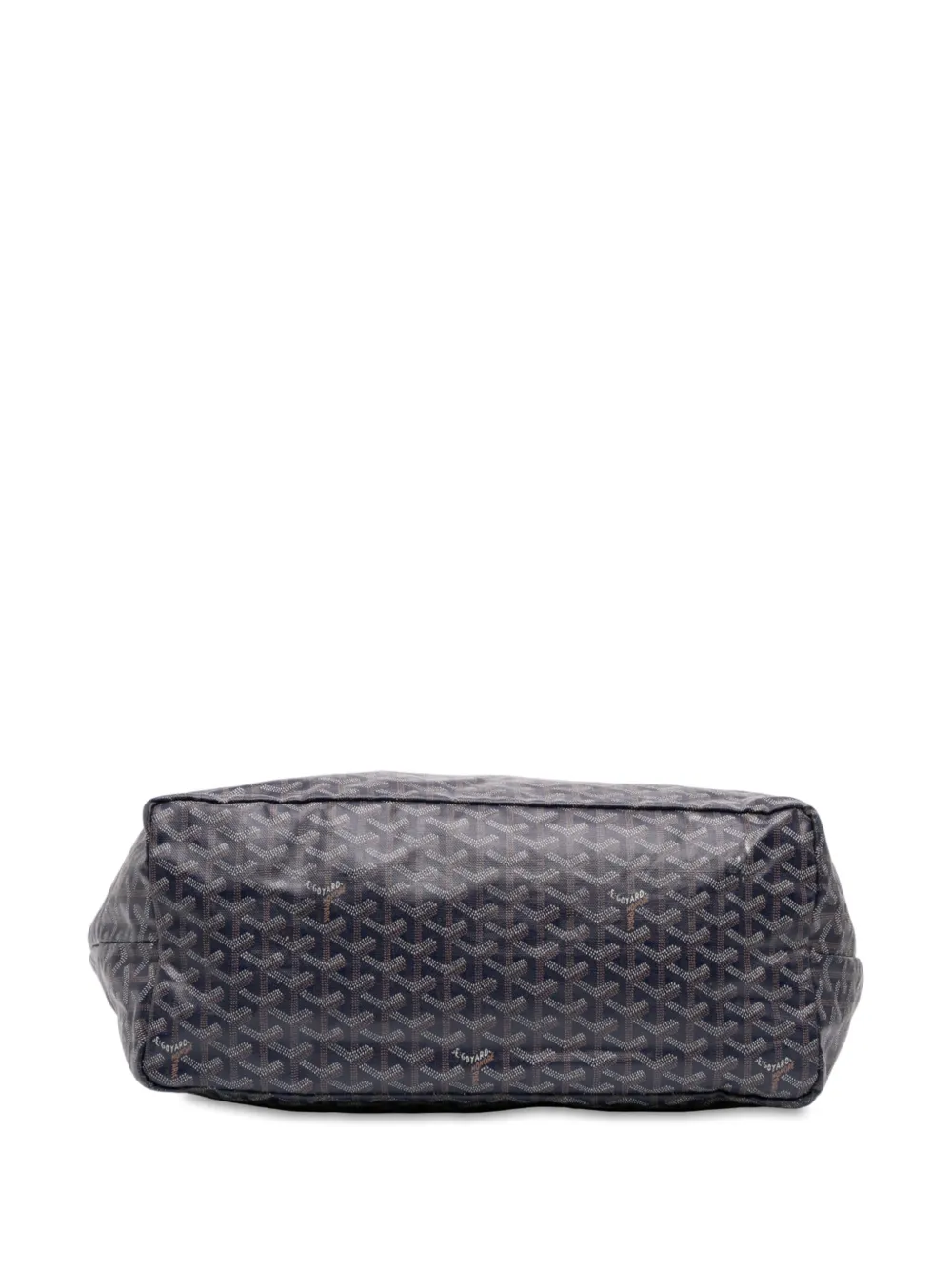 Pre-owned Goyard 2017 Ine Saint Louis Gm Tote Bag In Blue