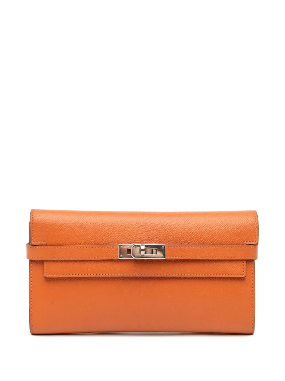 Hermès Pre-Owned 2010 Epsom Kelly Longue Wallet long wallets | Orange | Image 1