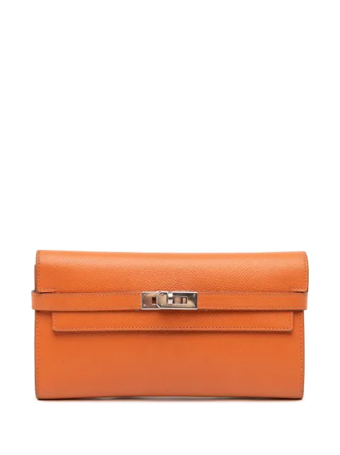 Hermès Pre-Owned 2010 Epsom Kelly Longue Wallet long wallets
