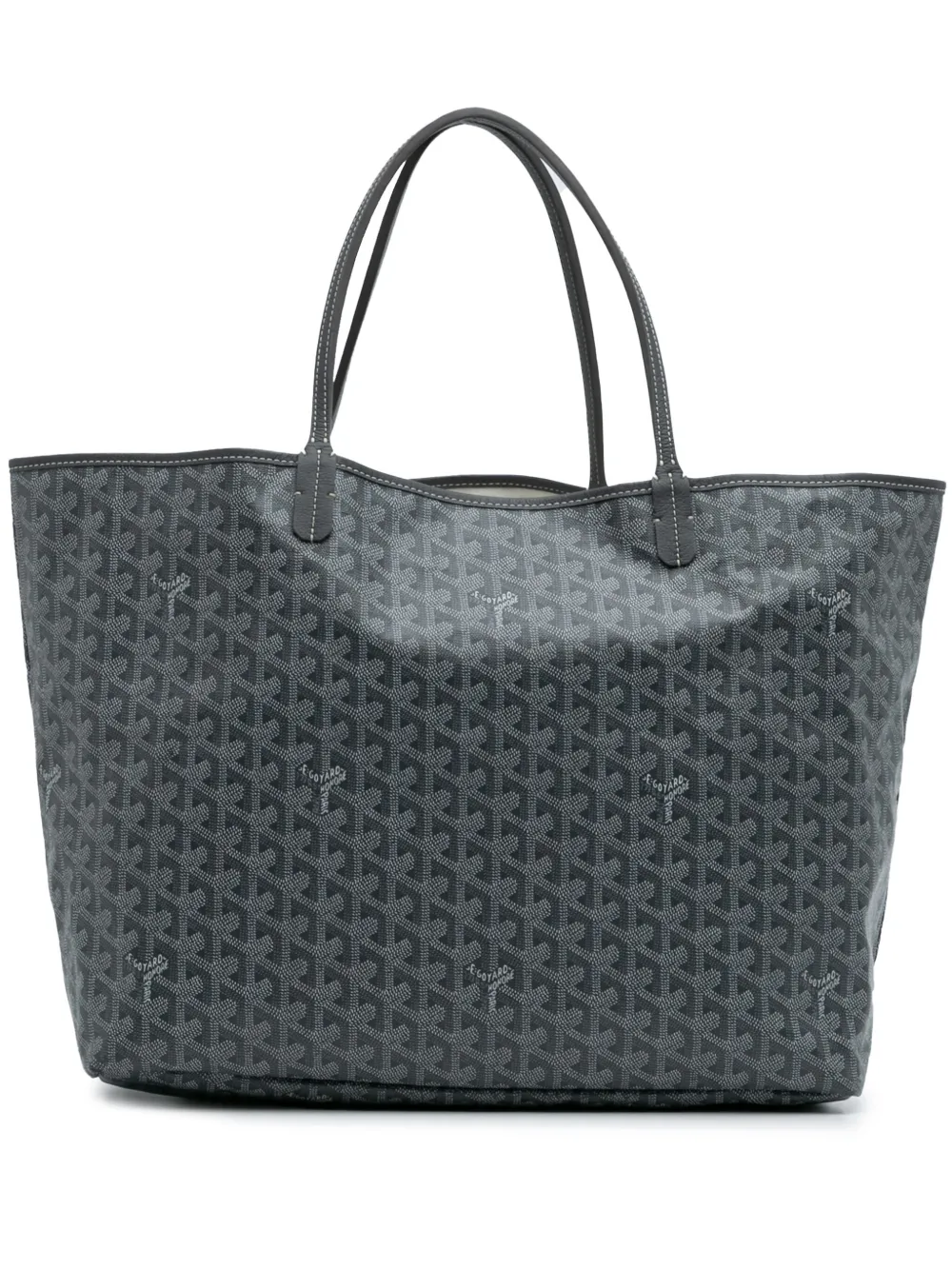 Pre-owned Goyard 2022 Ine Saint Louis Gm Tote Bag In Gray