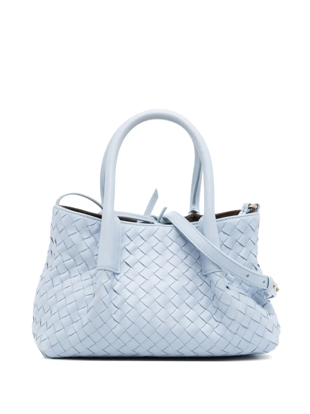 Bottega Veneta Pre-Owned 2012-2025 スモール カーフスキン イントレチャート ピナコテカ トート Bottega Veneta Pre-Owned 2012-2025 スモール カーフスキン イントレチャート ピナコテカ トート