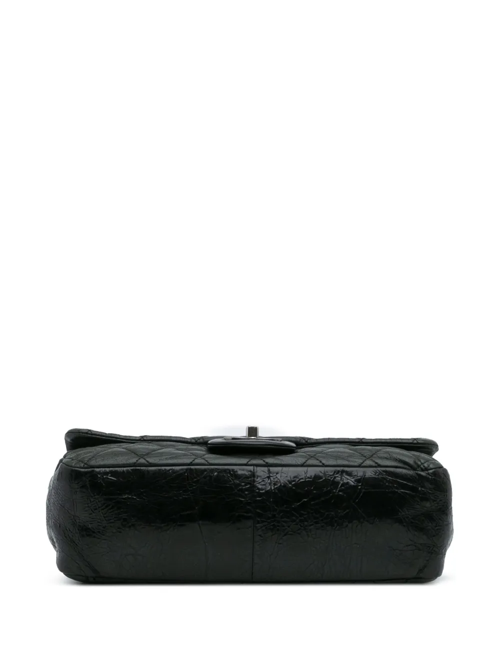 Pre-owned Chanel 2009-2010 Medium Iridescent Calfskin In The Mix Flap Satchel In Green