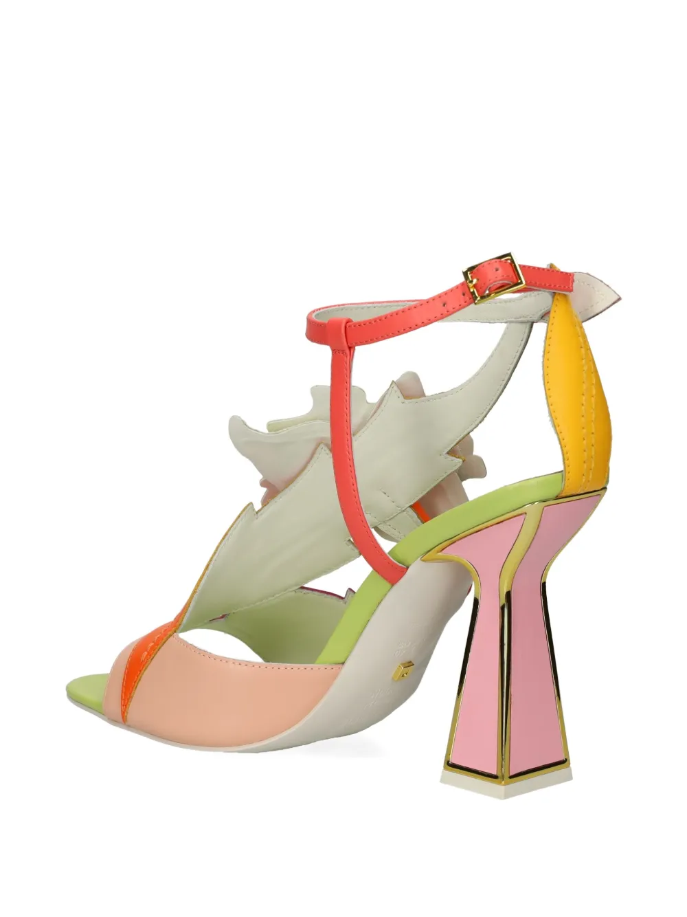 Kat Maconie 105 mm Orela sandalen met bloemenprint Groen