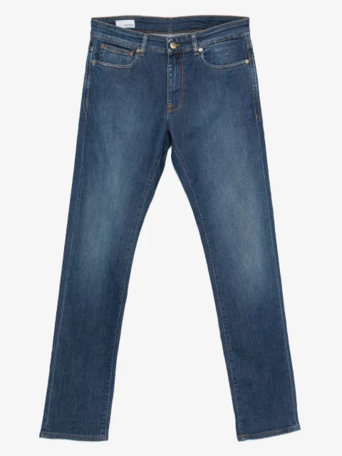 Incotex logo-patch jeans