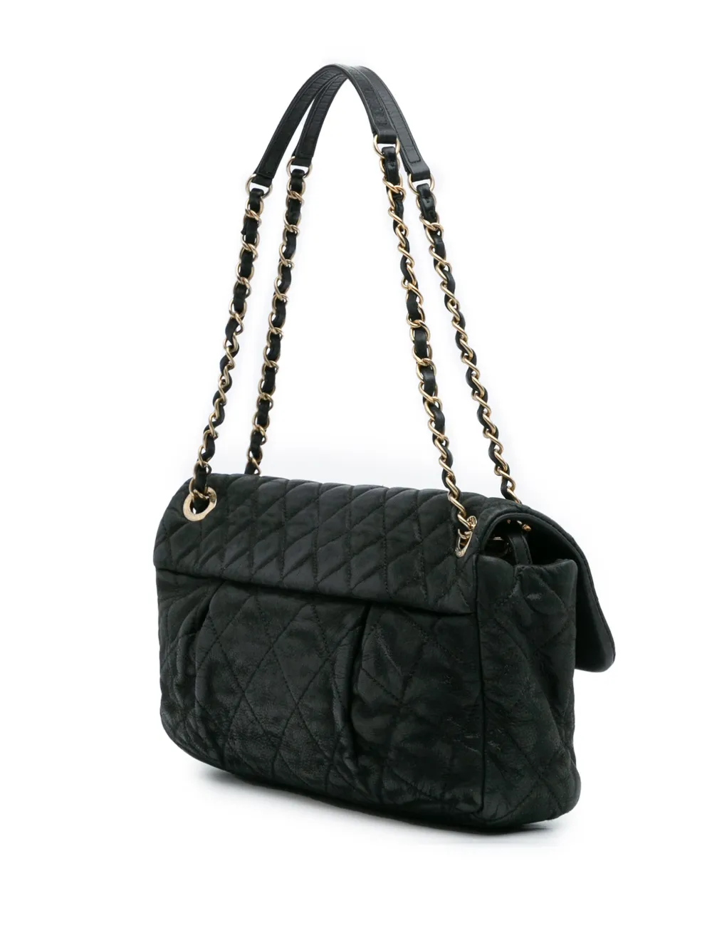 Pre-owned Chanel 2011 Quilted Calfskin Chic Quilt Flap Shoulder Bag In Black