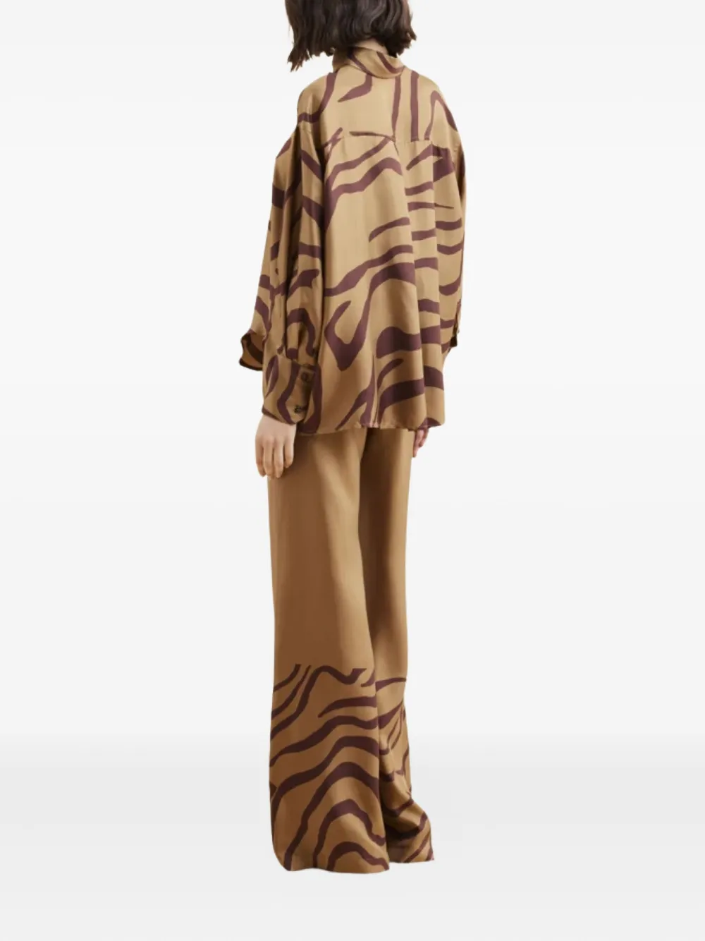 Raquel Diniz Bahia Patterned Shirt In Brown
