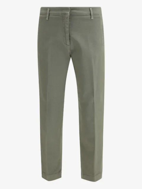 Cruna Daizy flat-front barrel trousers