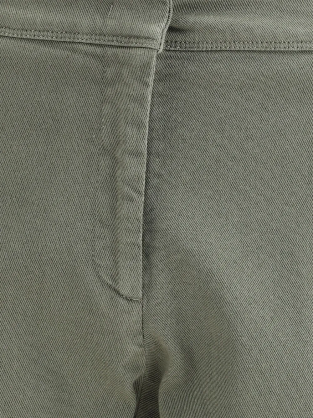 Cruna Daizy Flat-front Barrel Trousers In Green