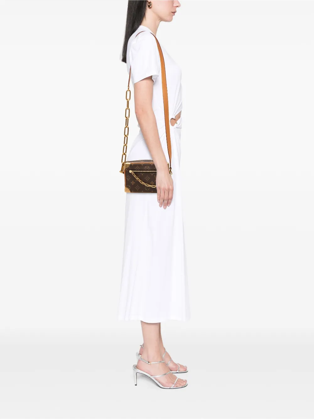 Pre-owned Louis Vuitton 2019 Monogram Legacy Mini Soft Trunk Crossbody Bag In Brown