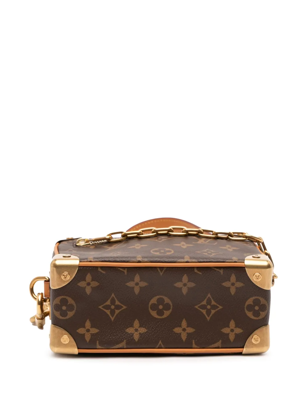 Pre-owned Louis Vuitton 2019 Monogram Legacy Mini Soft Trunk Crossbody Bag In Brown