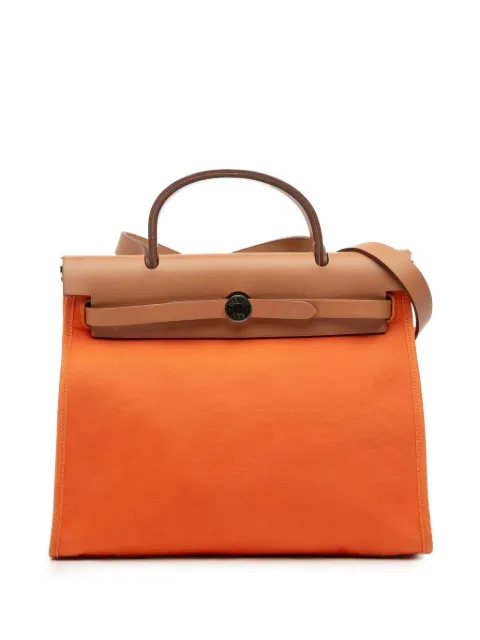 Hermès Pre-Owned bolsa satchel Toile Herbag Zip 31 2010