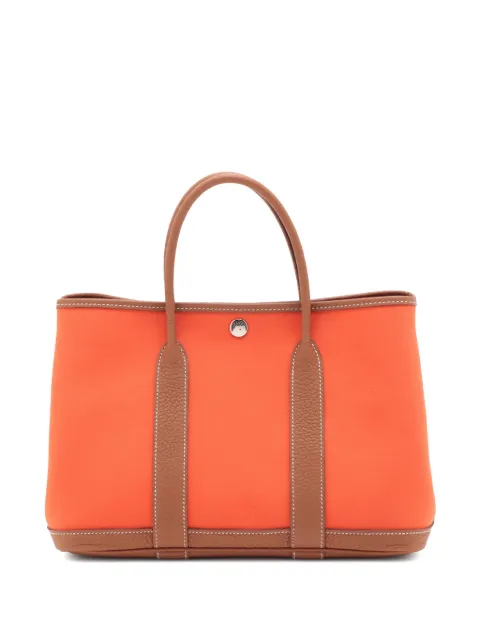 Hermès Pre-Owned 2021 Toile and Negonda Garden Party 30 tote bag
