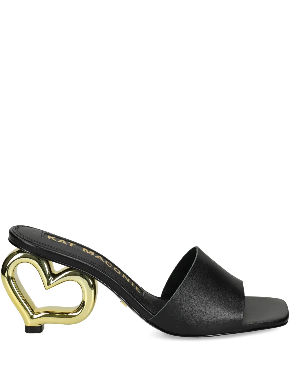 Kat Maconie 75mm Chichi Heart-heel Sandals In Black