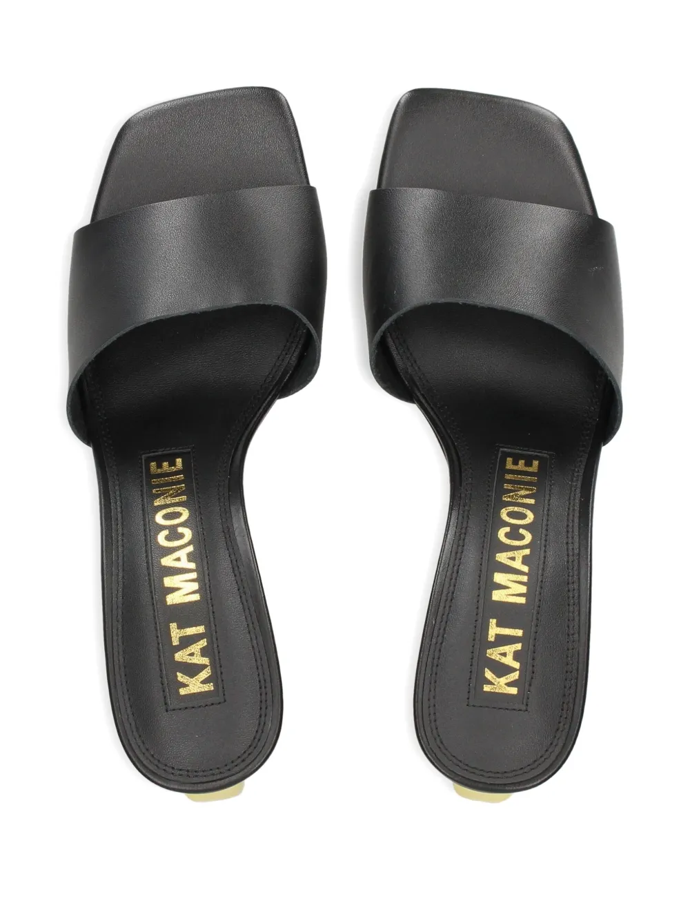 Kat Maconie 75mm Chichi Heart-heel Sandals In Black