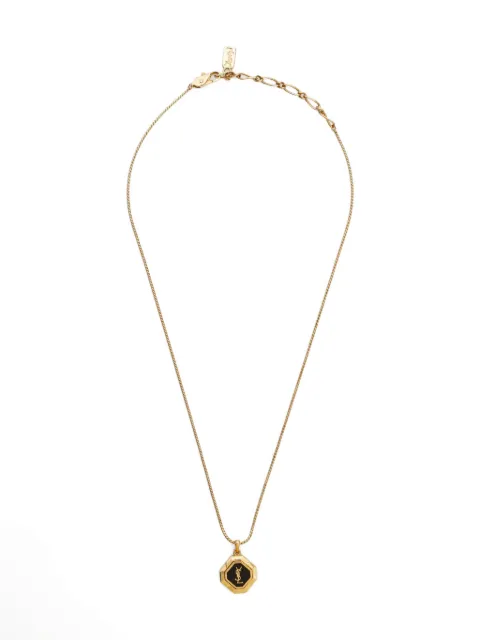 Saint Laurent Pre-Owned 1980-2000s logo necklace