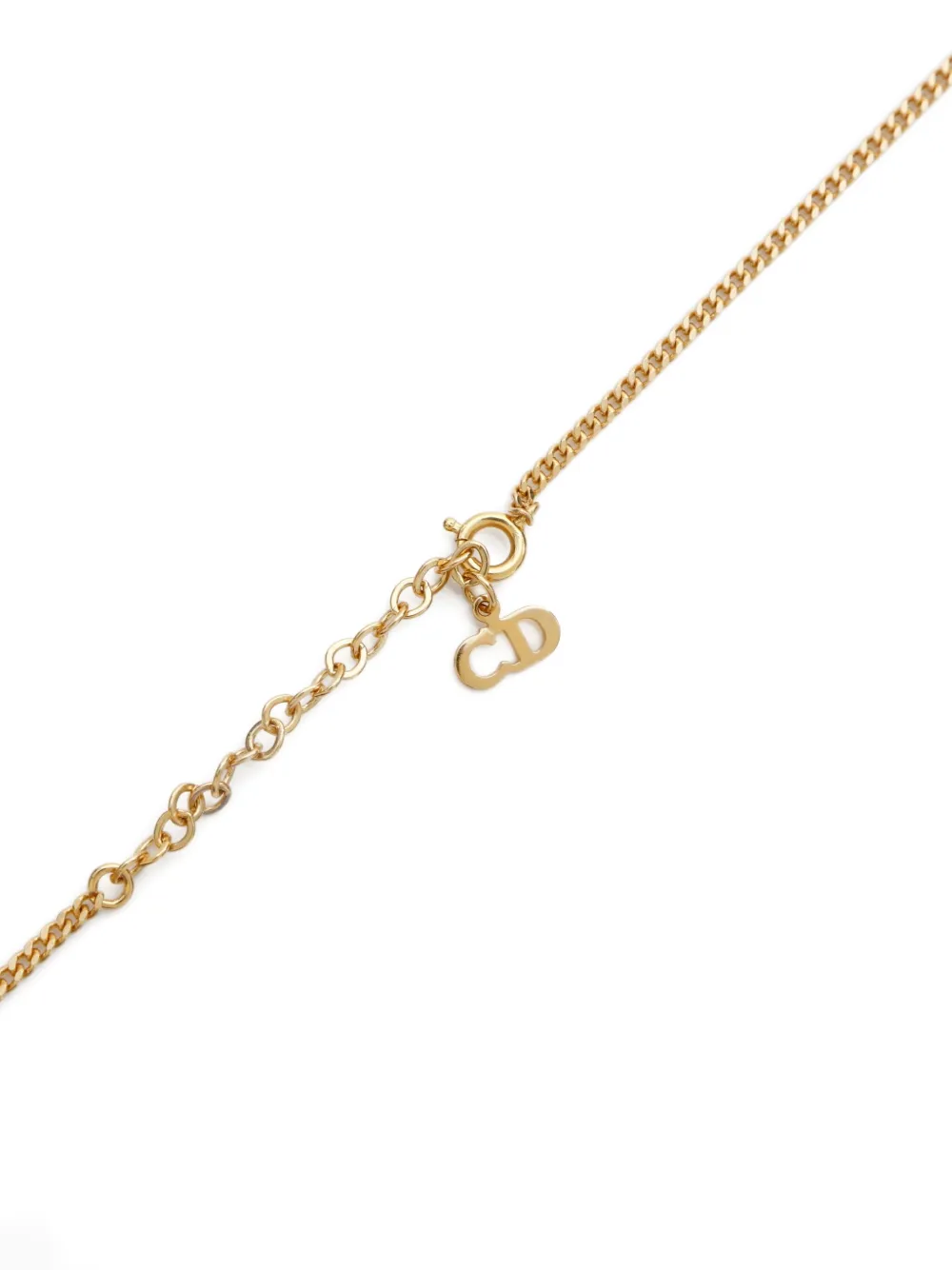 Pre-owned Dior 1980-2000 Christian Necklace In Gold