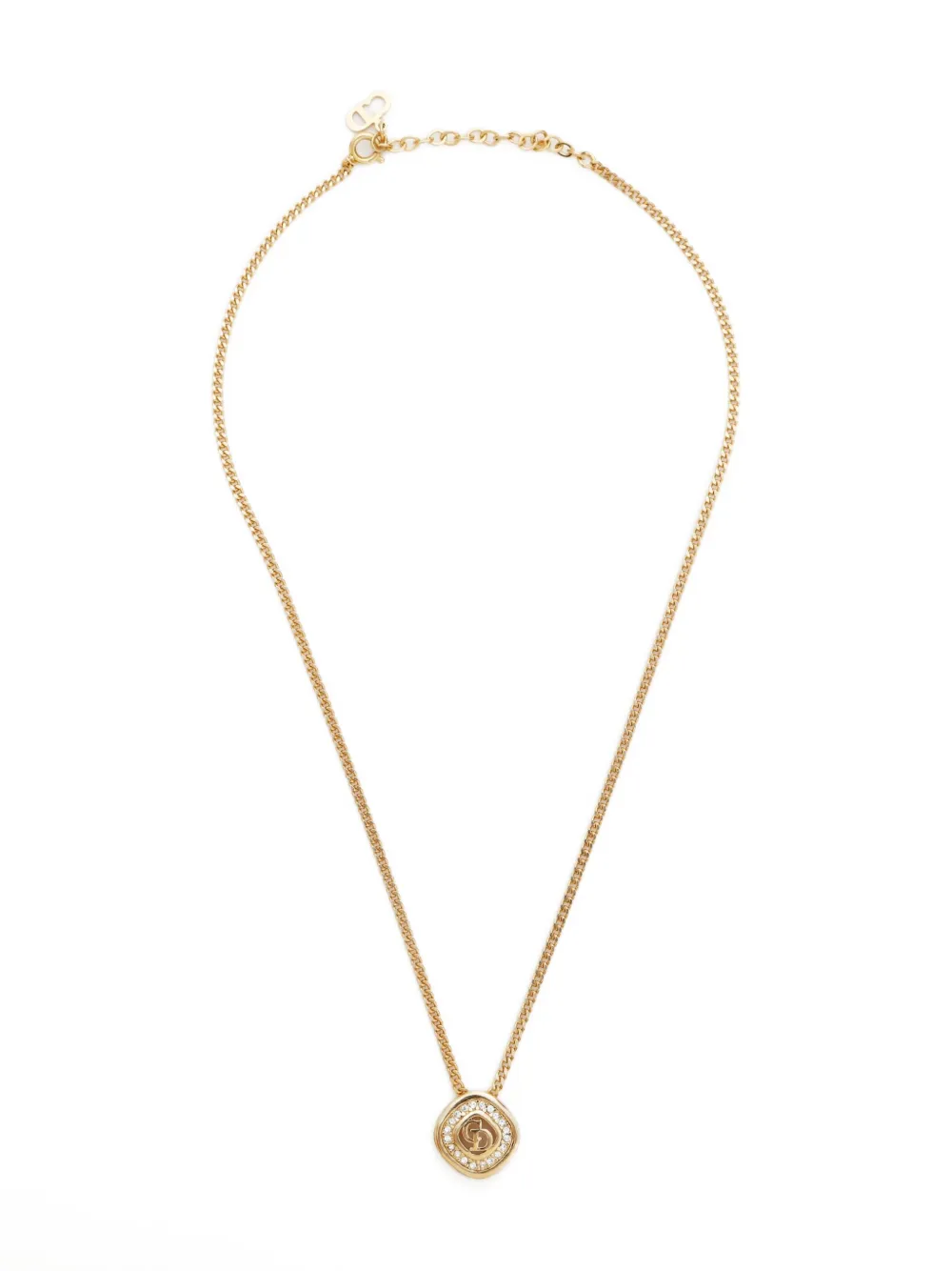 Pre-owned Dior 1980-2000 Christian Necklace In Gold