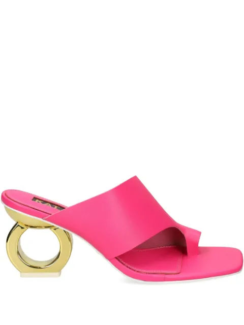 Kat Maconie صندل 'سيغريد' بكعب حلقي 75 ملم