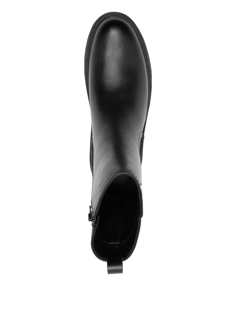 Liu •jo Andrea Logo-plaque Ankle Boots In Black