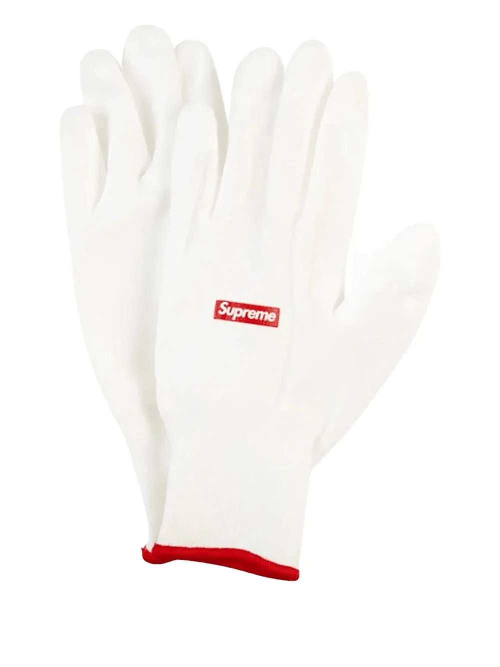 Supreme Handschuhe mit Logo | Weiß | Image 1