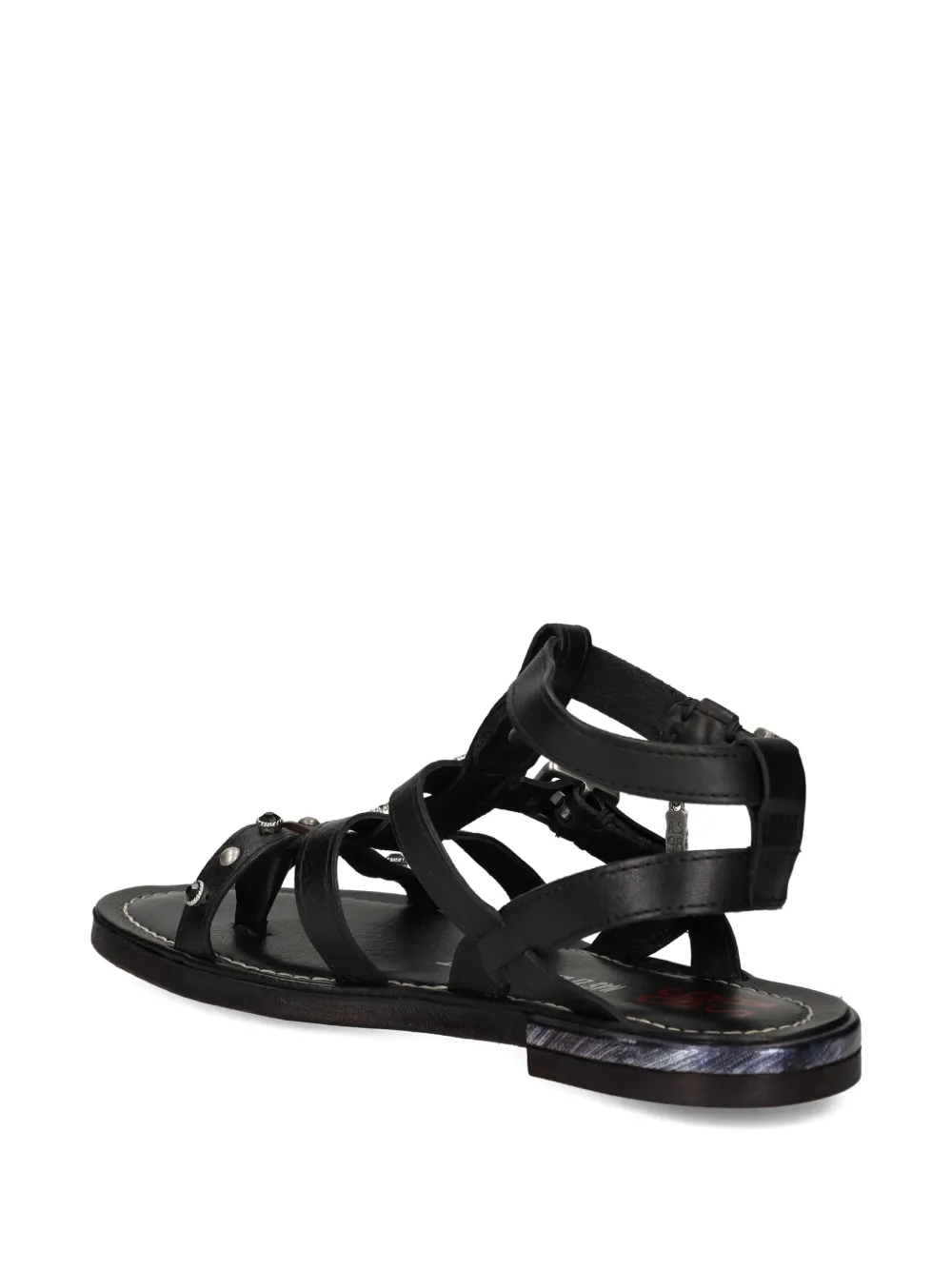 A.S.98 Grant sandalen verfraaid met gesp Zwart