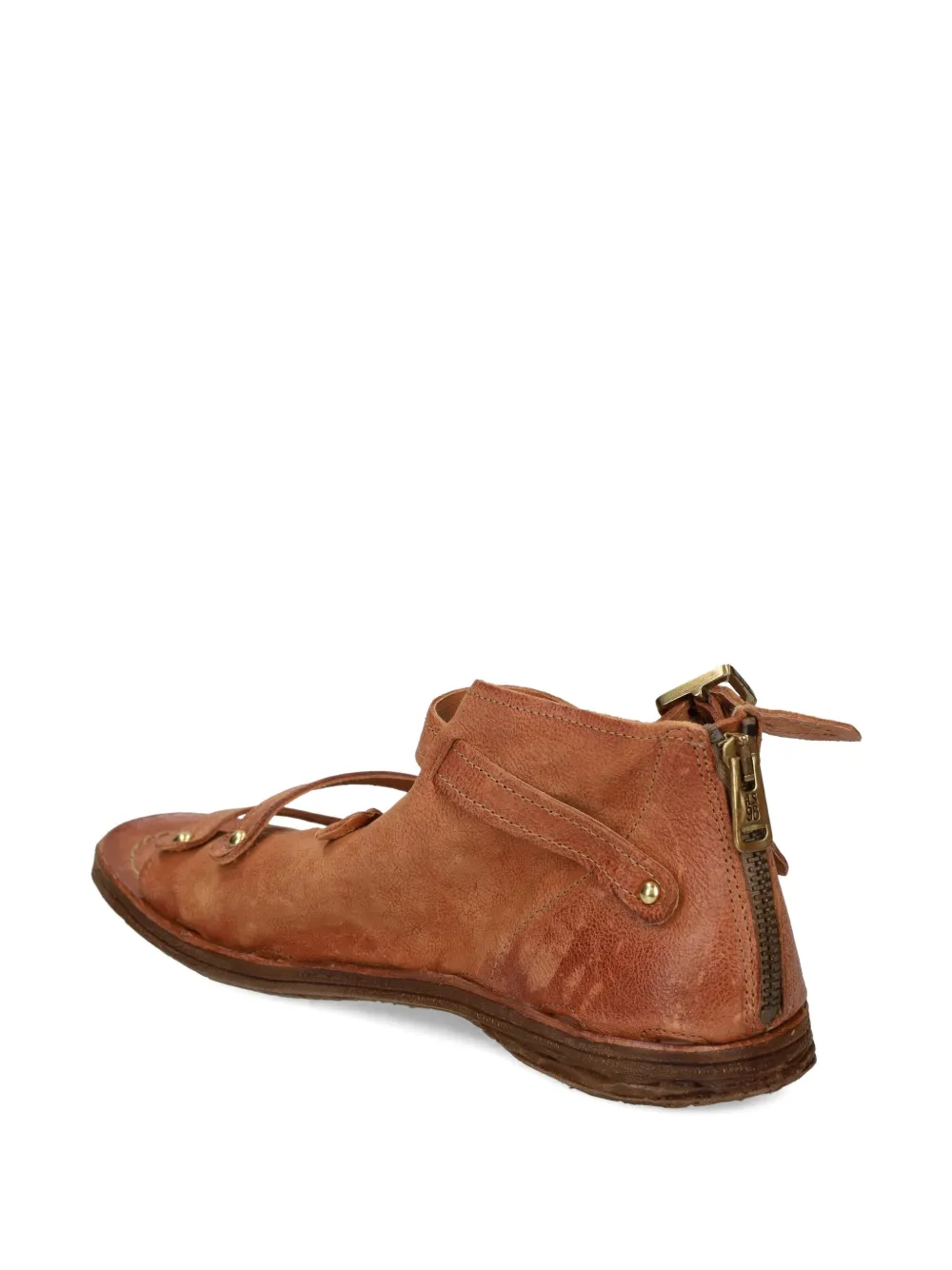 A.S.98 Ralph sandalen met gespbandjes Bruin