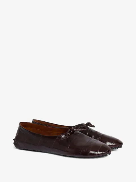 Alberta Ferretti tie-detail ballet flats
