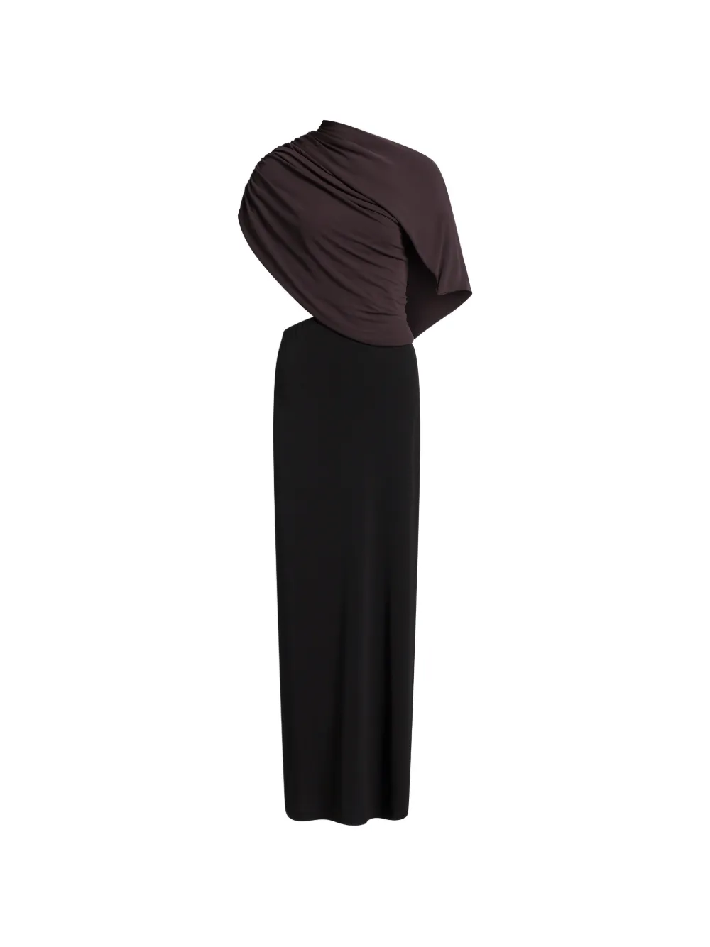 Alberta Ferretti Abito con dettaglio cut-out - Nero