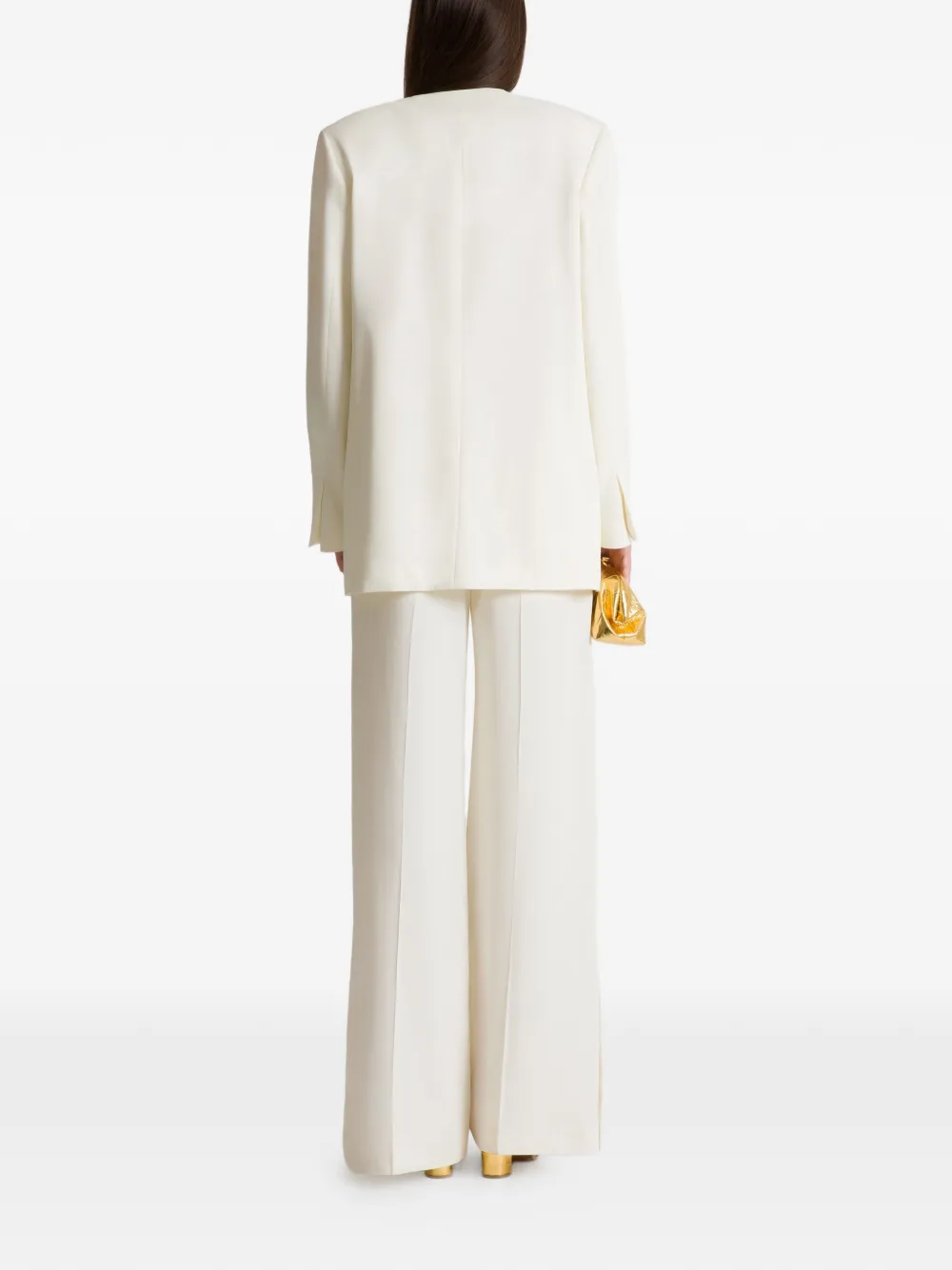  Alberta Ferretti Double-breasted Blazer - White 