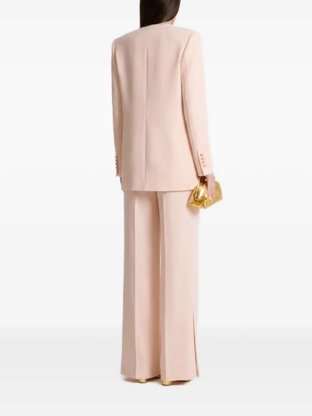  Alberta Ferretti Double-breasted Blazer - Pink 