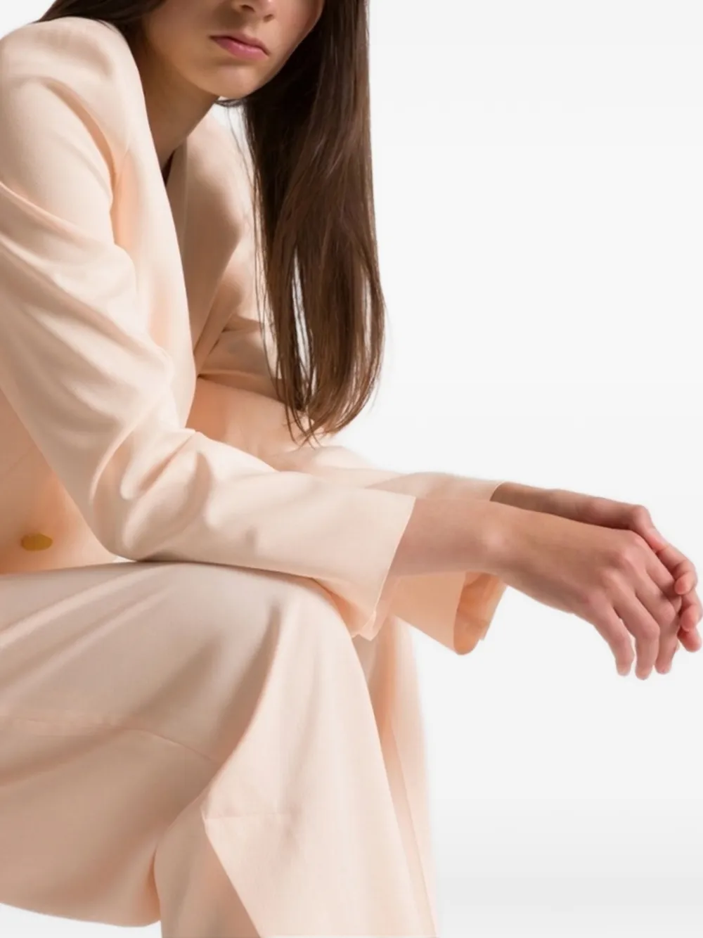 Alberta Ferretti Blazer met dubbele rij knopen Roze