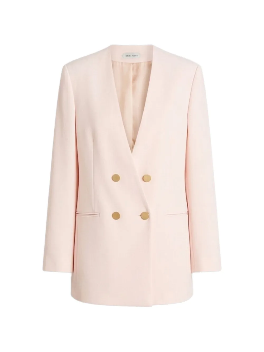 Alberta Ferretti double-breasted blazer - Rosa