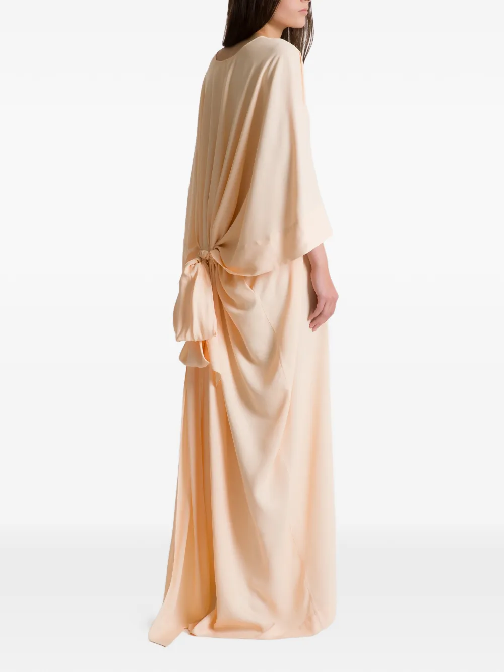Alberta Ferretti Maxi-jurk met V-hals Roze