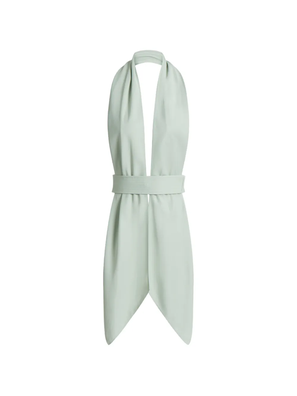 Alberta Ferretti Top con cintura - Verde