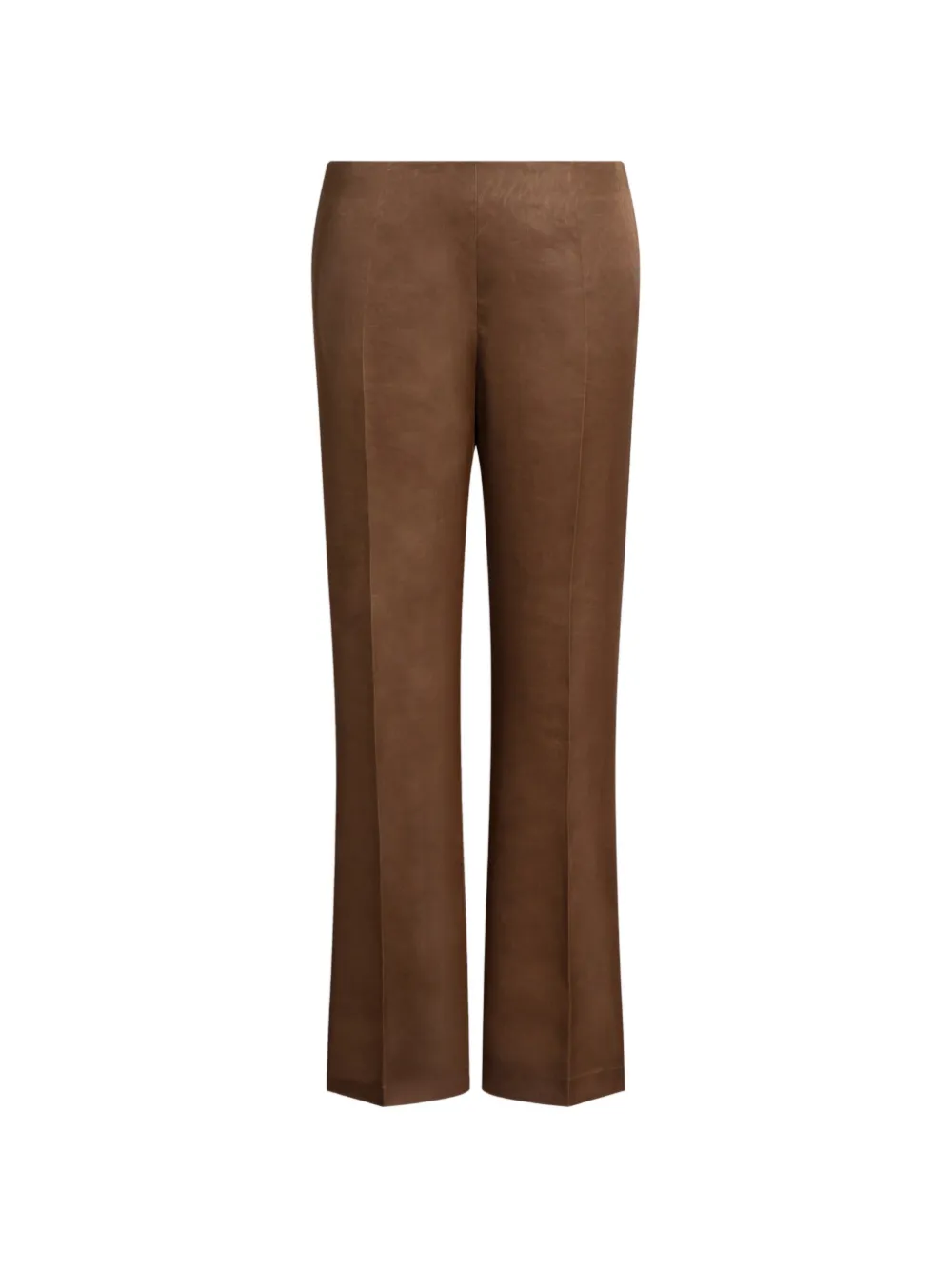 Alberta Ferretti Pantaloni con piega - Marrone