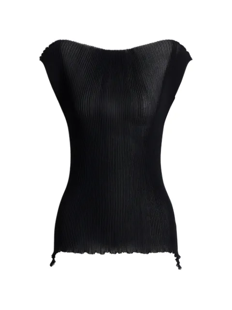 Alberta Ferretti plissé blouse