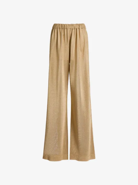 Alberta Ferretti pantalones con pretina elástica