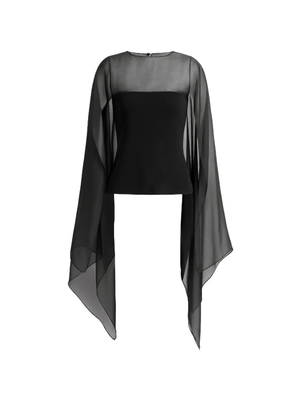 Alberta Ferretti Top drappeggiato - Nero