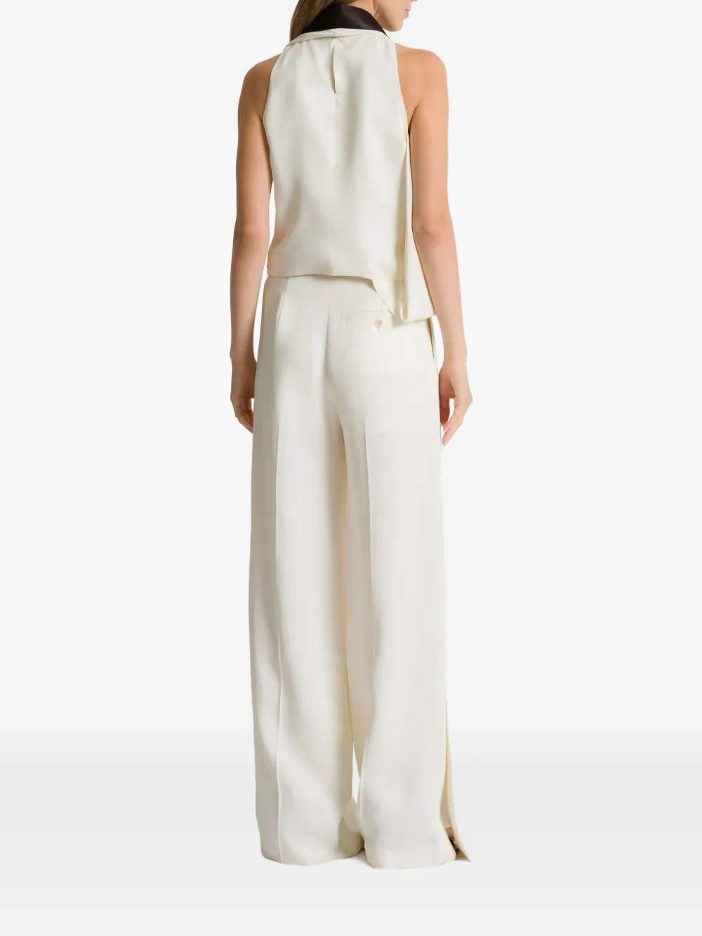 Alberta Ferretti Gedrapeerde top Wit