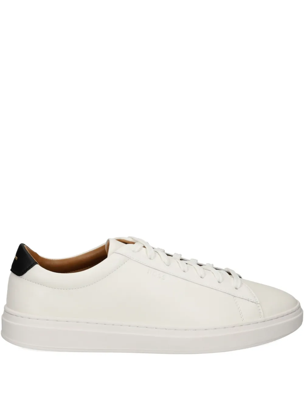 BOSS Sneakers met logo-reliëf Wit