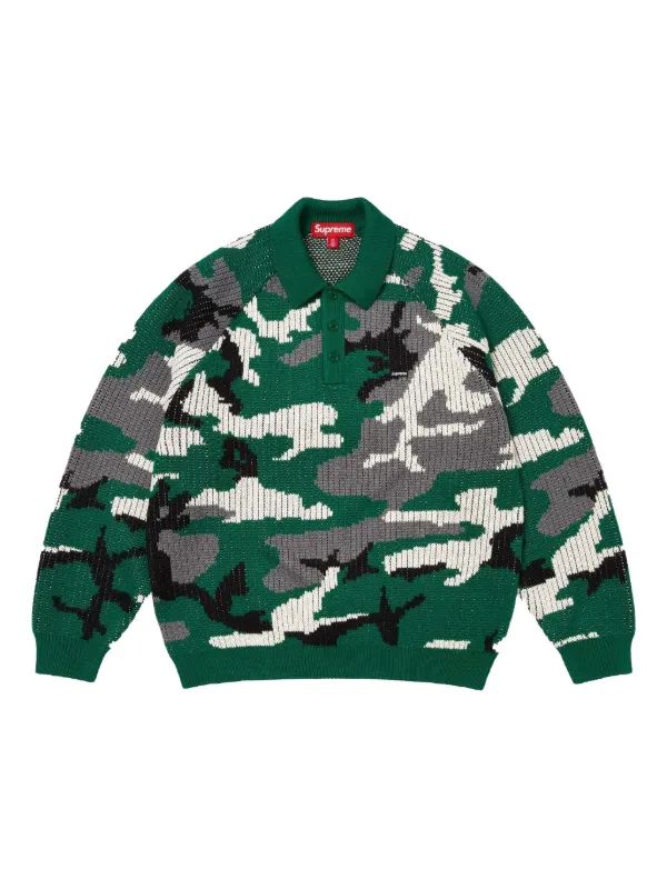 トップス Supreme Small Box Polo Sweater camo 32461414_62669518_600.jpg