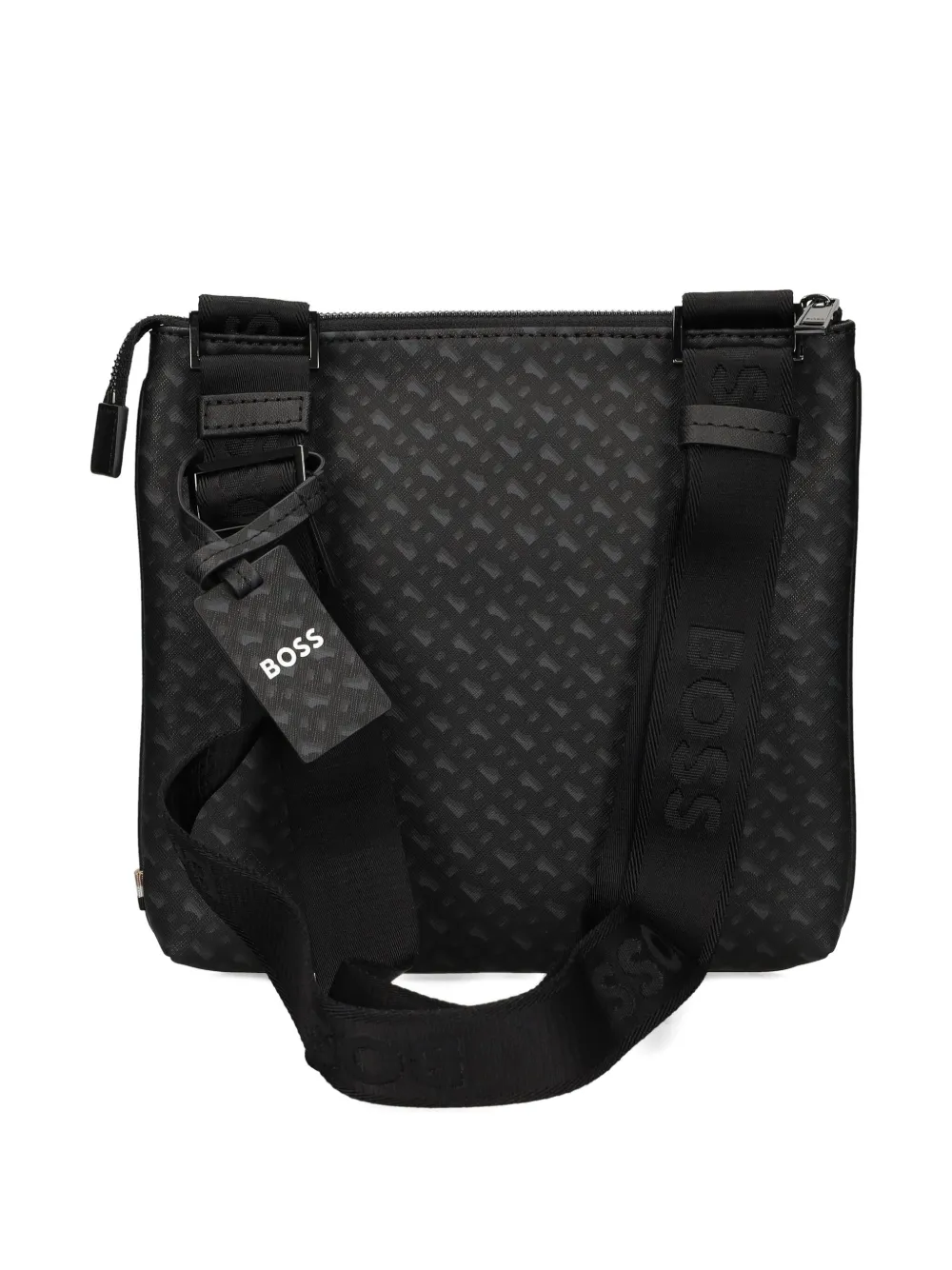 BOSS monogram-pattern messenger bag | Image 2