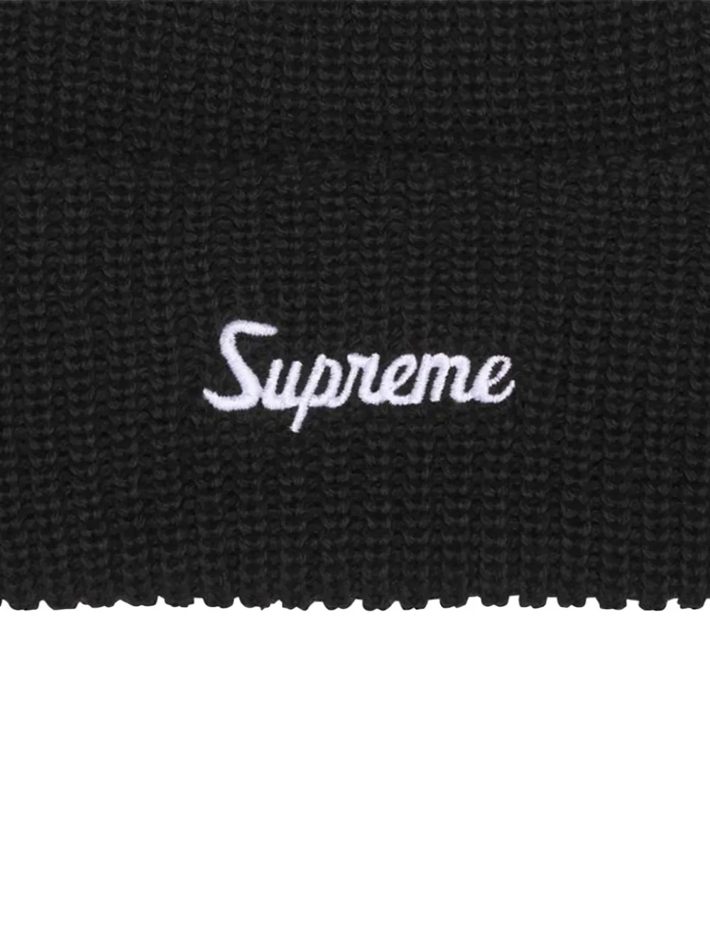 Supreme Losgebreide muts - Zwart