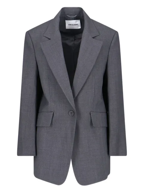 Low Classic Monopetto single-breasted wool blazer